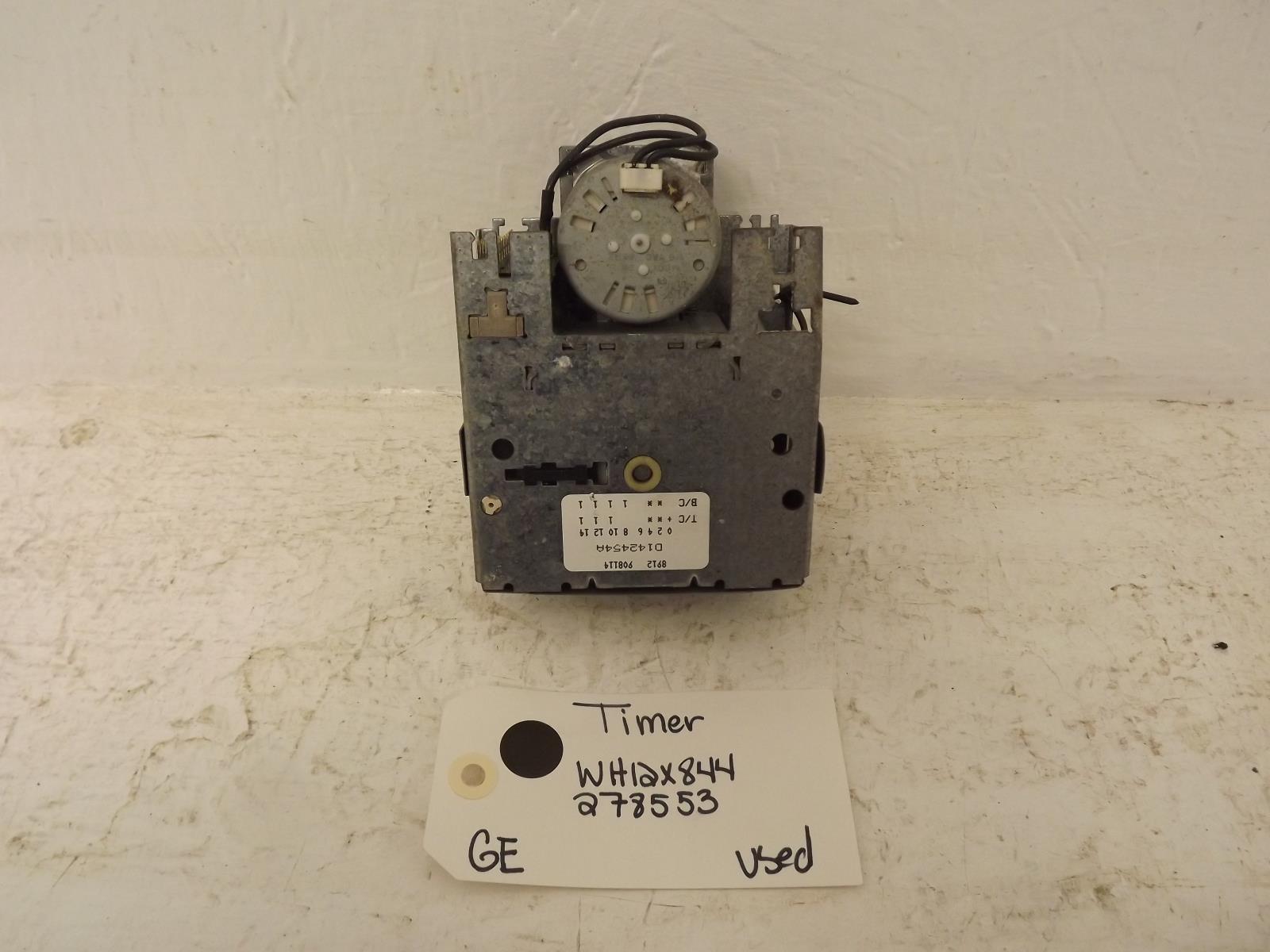 GE Washer WH12X844 278553 Timer Used GE Washer WH12X844 278553 Timer Used